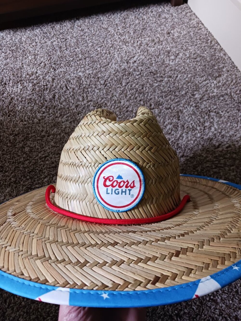 NWT Coors Light straw hat